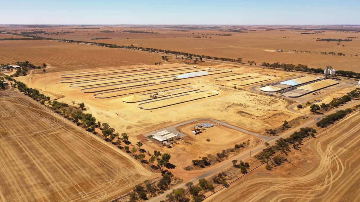 CBH's McLevie site where work has begun to increase permanent storage capacity by 236,000 tonnes as part of the CBH Group's network strategy.