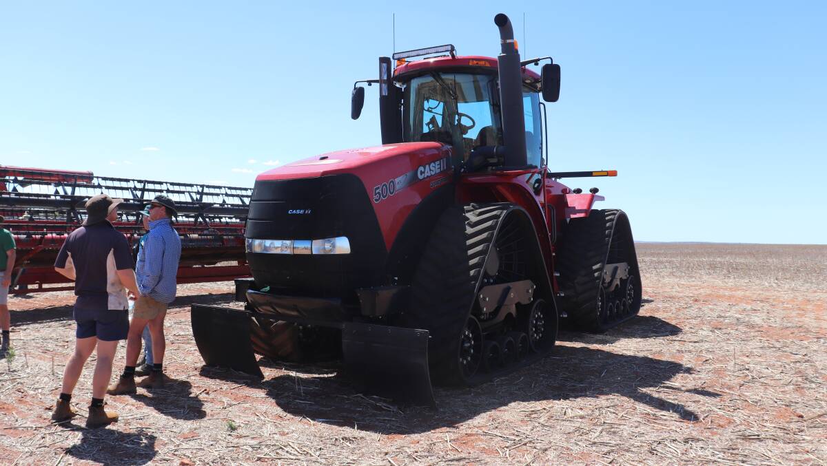 This CASE IH Rowtrac 500 horse power 4WD PTO tractor with 1074 engine hours and 730 driveline hours sold for the top price of $400,000 to a Gnowangerup buyer, North Stirling Downs Pty Ltd.