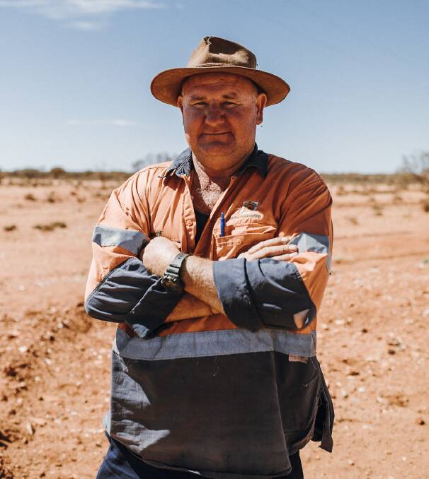 Pastoralist Wayne Taylor, from Braemore station, Leonora, was one of the 31 producers to receive some livestock feed.