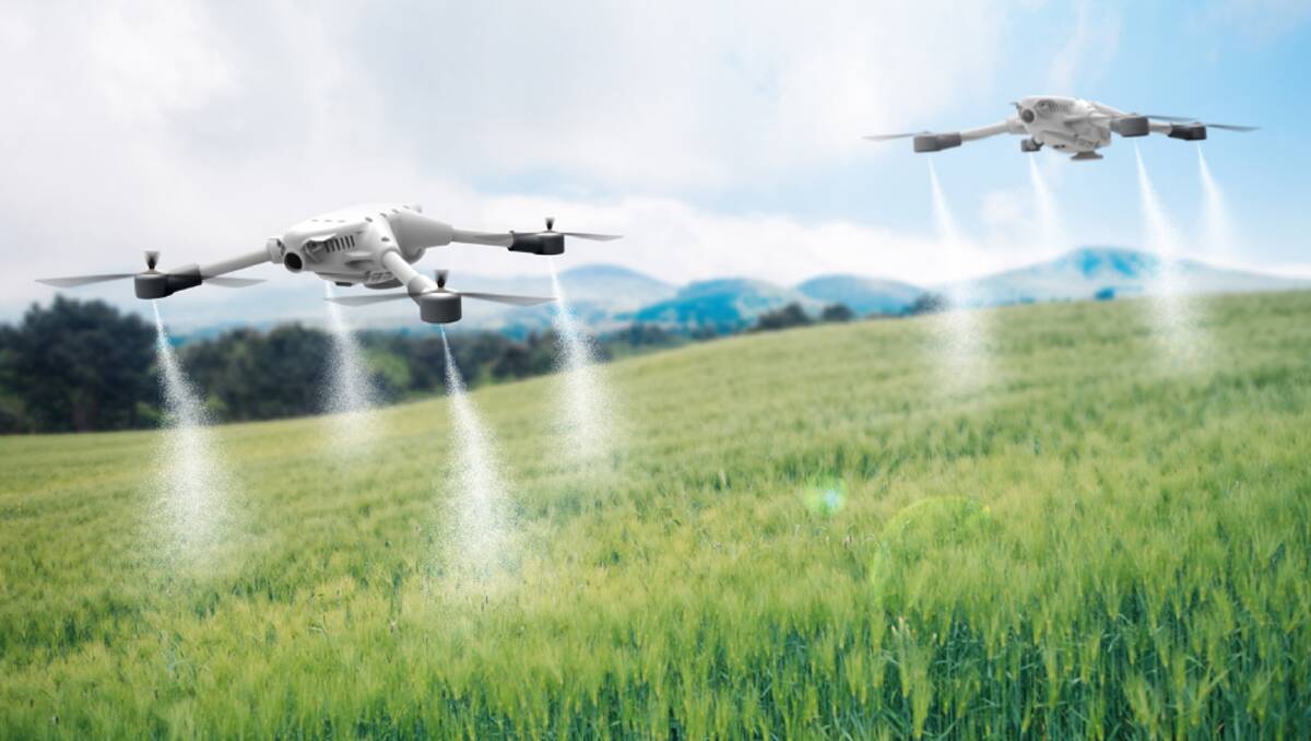 Drones have been used for crop monitoring to combat drought and other environmental factors. Photo: Southern Dirt.
