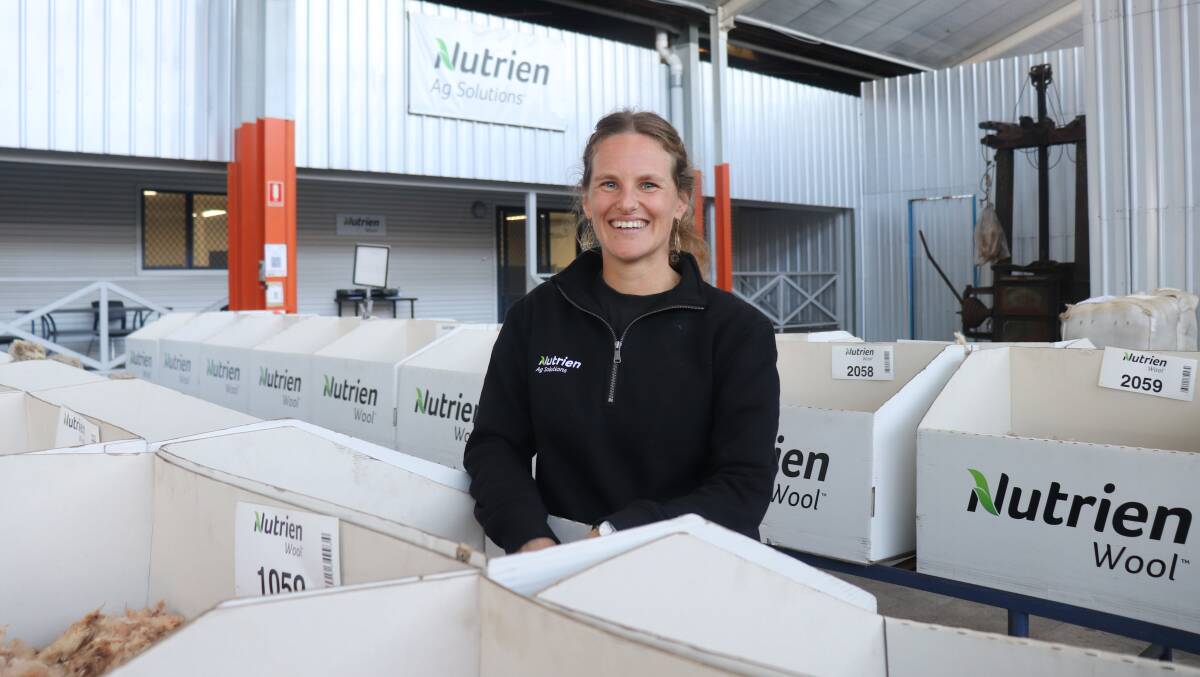 Eve York is the new face on the Nutrien Ag Solutions Western Australian wool team.