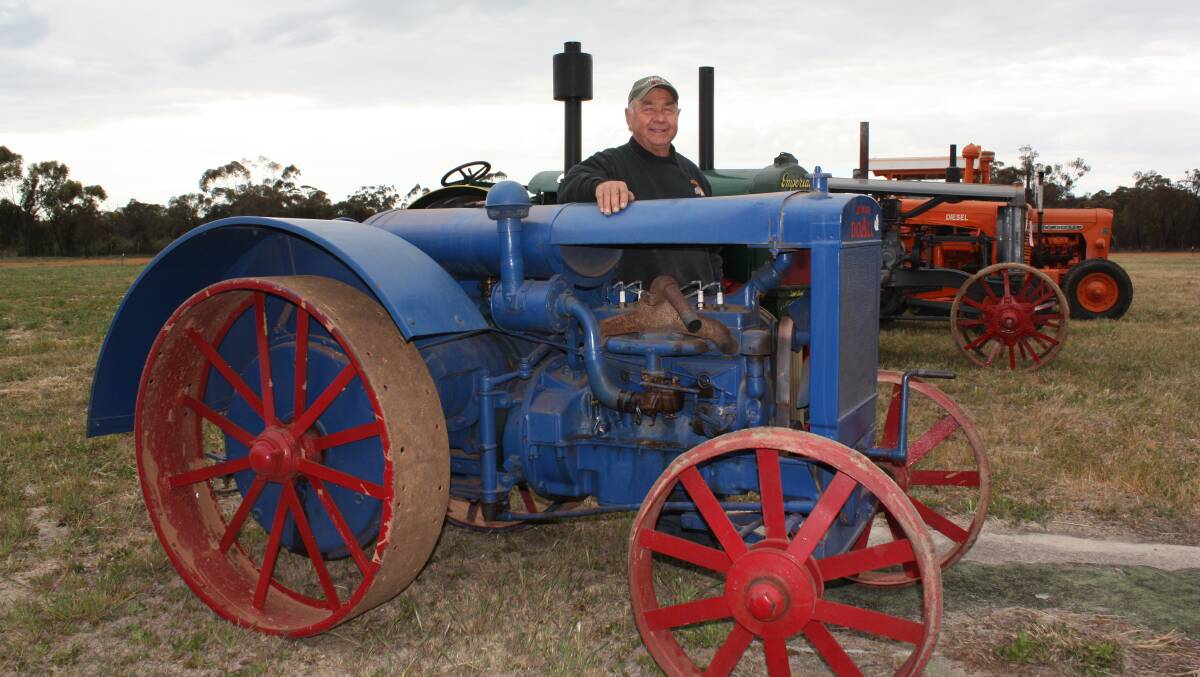 Katanning vintage tractor collector and restorer Mal Beeck will be at this month's Katmach Vintage Fair and will bring along a few "old girls", including this Rumely DoAll Oil Pull tractor was made by the Advance-Rumely Company between 1910 and 1930. Most models were powered by kerosene-burning engines. To start the tractor, the driver had to climb on the flywheel and use his bodyweight to get the flywheel turning, then rush back on the driver's platform to adjust the choke.