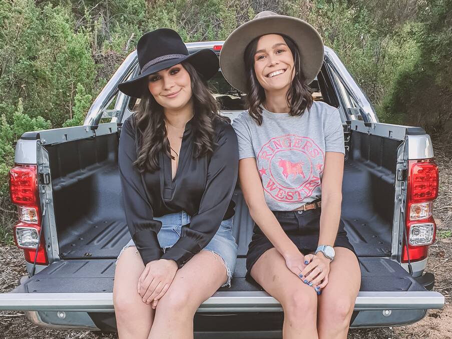 Generation Ag co-host Lavinia Wehr (left) and Farm Weekly journalist Shannon Beattie have teamed up for Farmers and Charmers, a podcast aiming to help aggies living in the country to find love.