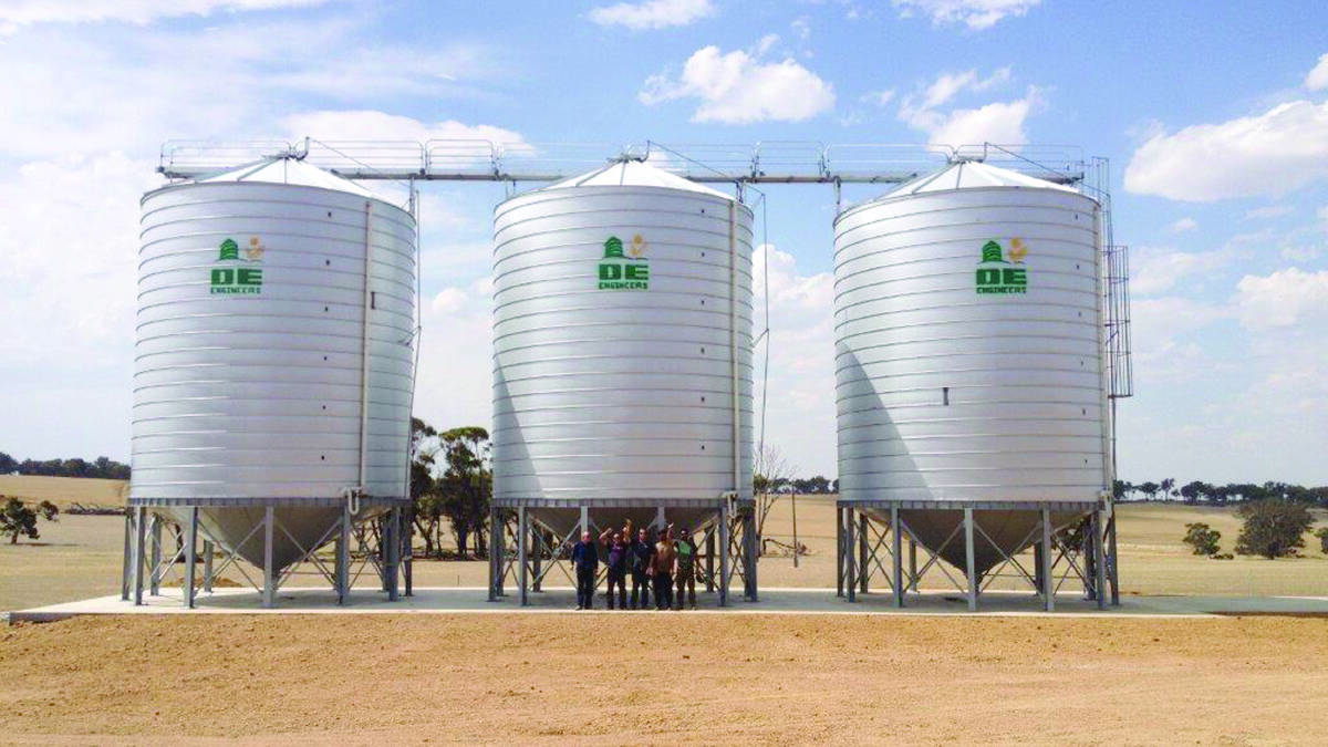 DE Engineers spiral silos are ideal for storing fertiliser. They have smooth inner walls to prevent urea from holding up.