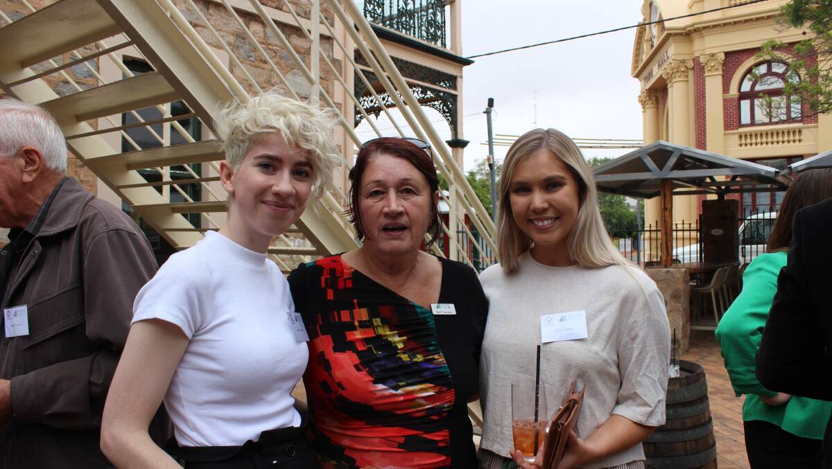  WDC Northam staff, Marnie Bennett (left) who is seconded from The University of Western Australia's graduate program, Beth Falconer and Emily Comber.