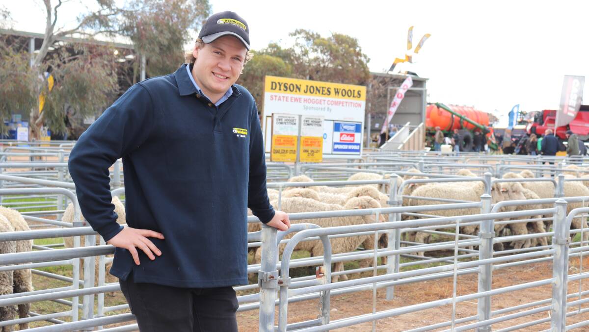  Sam Howie at the Newdegate Machinery Field Days last week.