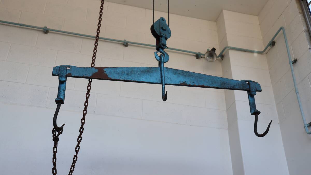 Previously an abattoir, The Silos has the old hooks on display in the communal kitchen, which used to be the kill room.