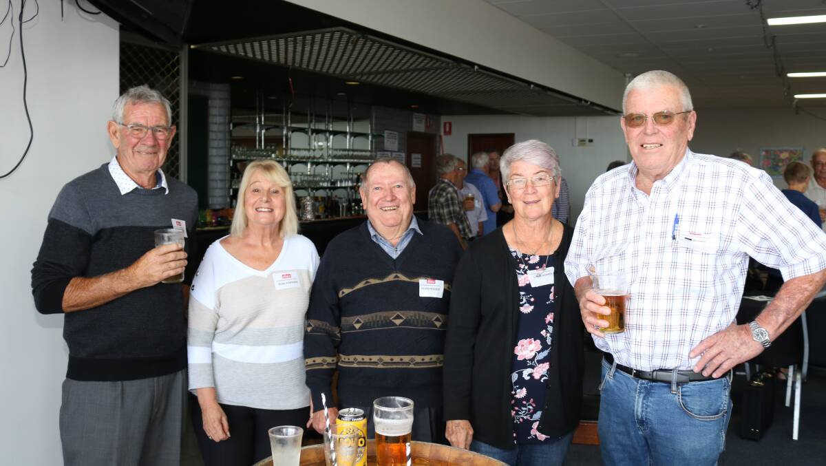 Making the journey from further east were Mike (left) and Rose Parsons, Esperance, Kevin Herbert, Hopetoun and Linda and Peter Bower, Hopetoun.