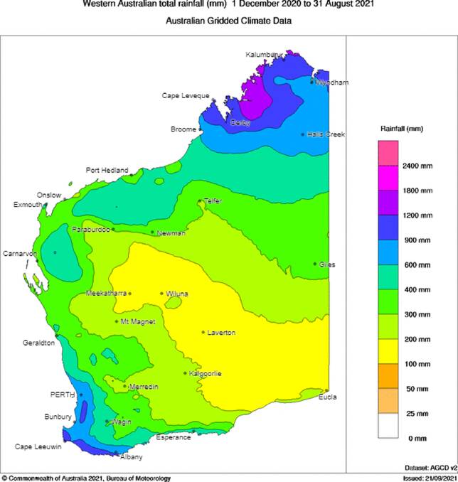 For graingrowers, this season's growing season rainfall was all about timing, with most areas receiving very little in spring.
