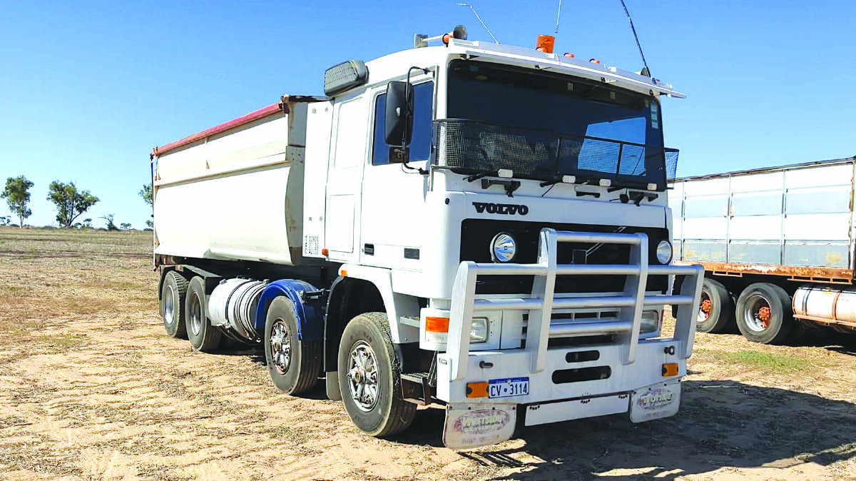  This neat 1990 Volvo F12 eight-wheel tipper sold for $38,000.