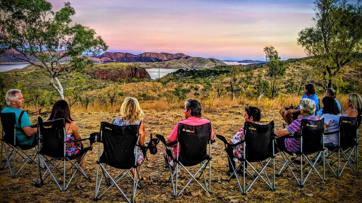 Lake Argyle Adventures operates in the dry season between April and September when the weather is "perfect".