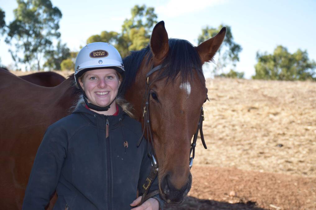 Young gun Ellie Williams, 22, loves agriculture, particularly cattle and horses. Taking care of her sick horse, War Fille, has meant Ms Williams has had to put her career on hold but she said it's worth it.