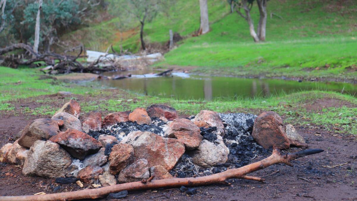 All campsites at Bolinda Vale come with a firepit.