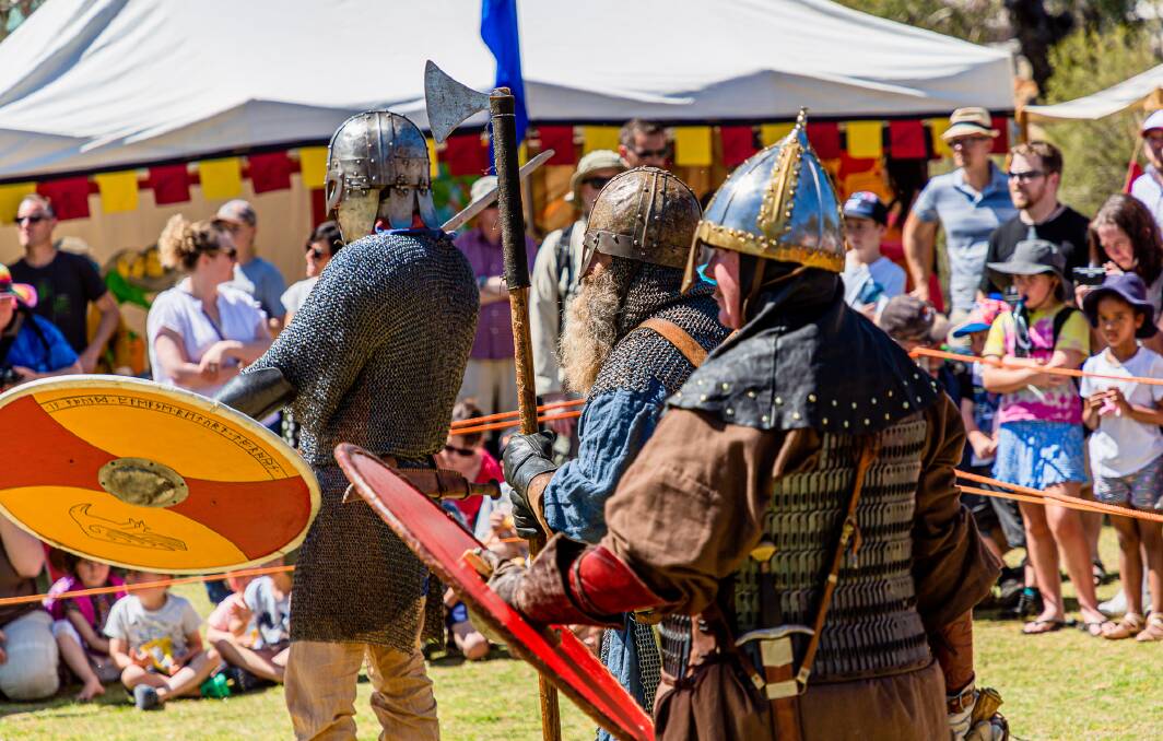 The Medieval Fayre is fun for all the family to watch.