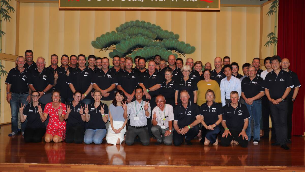 The CBH Grower Study Tour was hosted by barley processing company Takabatake for dinner during the September trip to Japan and South Korea.