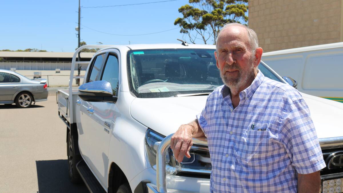 Sheep dog trials section head steward Tony Baxter splits his time between Perth and Wagin.