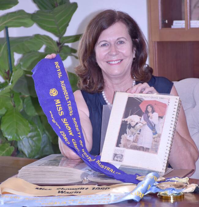  Leanne Owen, (formerly Jensz) still has her winning sashes and newspaper clippings from her 1980 Miss Showgirl win.