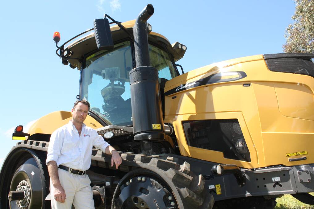 AGCO product manager Tim Oldaker said the MT800E series were the first tracked tractors in the industry to use the new AGCO Power 16.8 litre V12 engine.