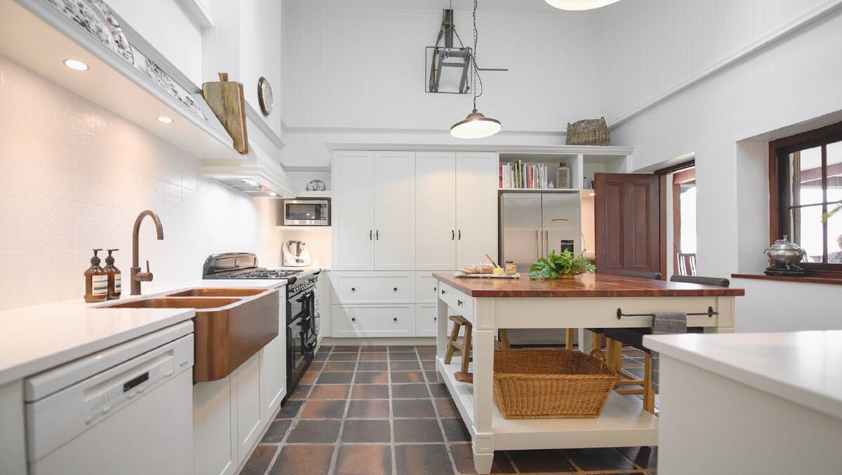 The kitchen has undergone extensive restorations to modernise it while retaining its heritage.