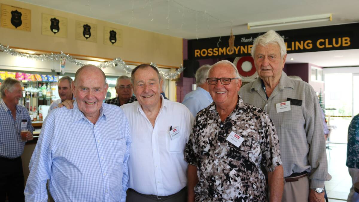 Part of the old Elders gang Ross Coole (left), Nedlands, EPEA secretary David McManus, Canning Vale, Roy Dunn, Shoalwater and Kevin Kerr, Bullcreek.