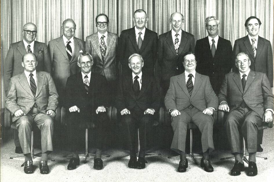 The inaugural board of the Grain Pool.