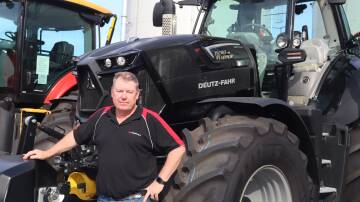 Perth Power Tractors & Machinery salesman David Rogers said the Deutz-Fahr 8280 TVV Warrior would be part of a major launch soon.