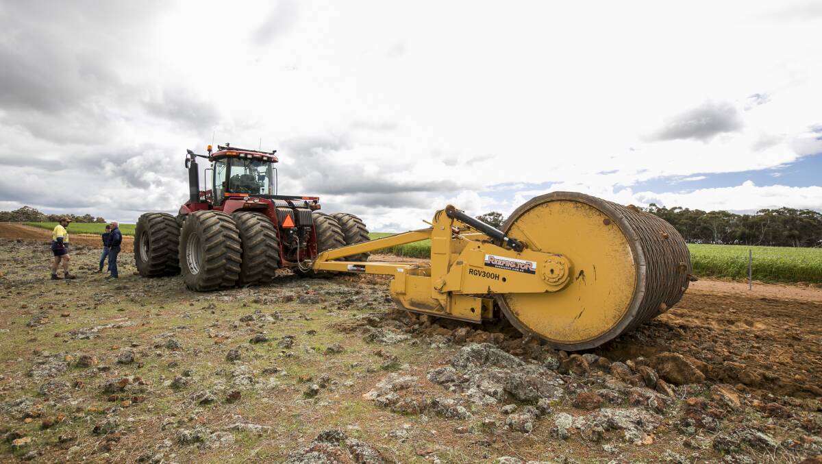 Modern farming techniques of soil amelioration are now commonplace in agriculture to make land more productive, which in turn drives its value up. The Reefinator (pictured) is a soil amelioration method that rehabilitates rocky country, that would have previously been left untouched and turns it into highly productive farmland.