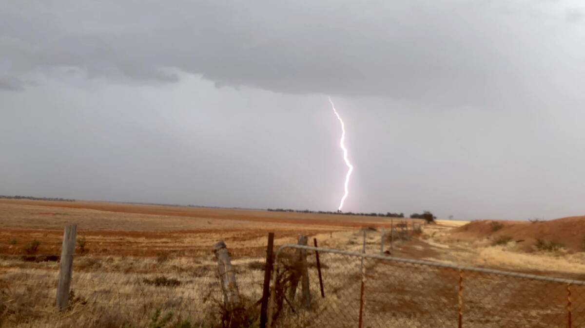 There have been a lot of lightning strikes in the Westonia area. Photo by Joel Corsini.