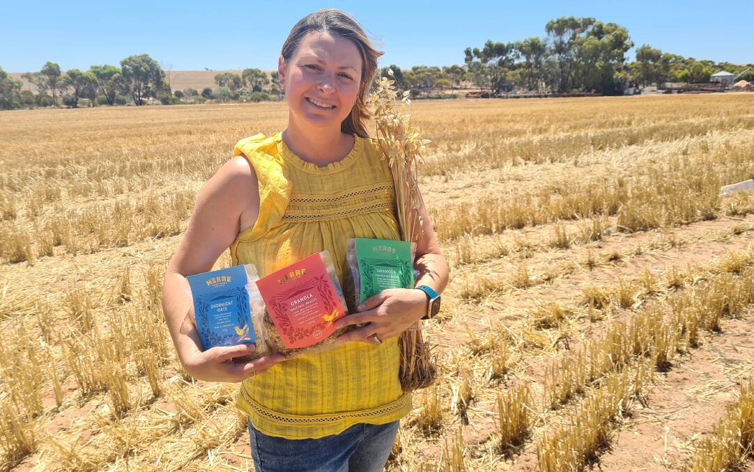 Merredin farmer Estelle Madaffari started Merre Granola in 2020 as a way of harnessing all of the incredible produce, including their own, which is grown in Western Australia.