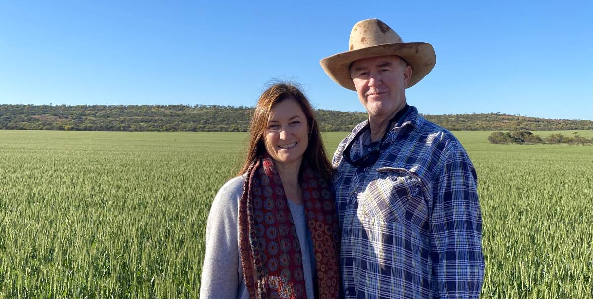 Julie and Paul Freeman utilise 80 per cent of their 8000 hectare property to graze their Prime SAMM sheep in summer, helping to reduce the summer weeds for their cropping operation and maintain the condition of their prime lambs.