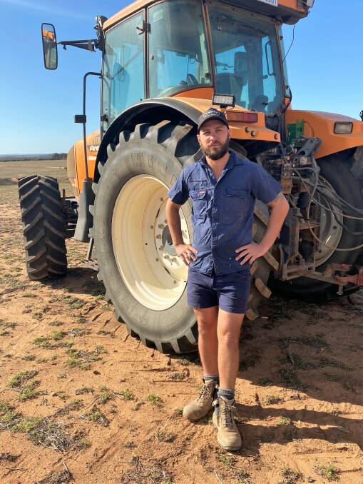 Mitchell Hunter, Ardath and East Hyden, has already seeded dual-purpose winter wheat variety Illabo.