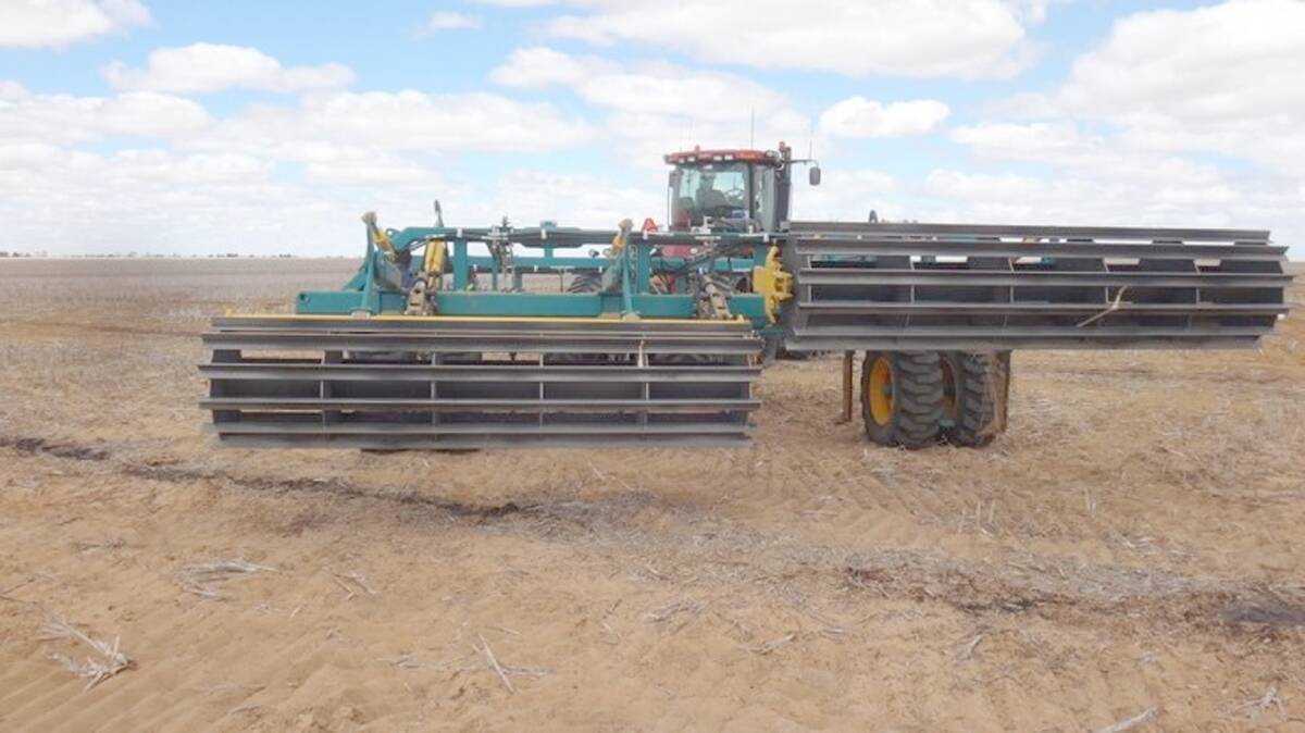 p Hydraulic cage rollers are a cage-type construction which is hollow in the middle. Photo by Bindi Isbister, DPIRD.