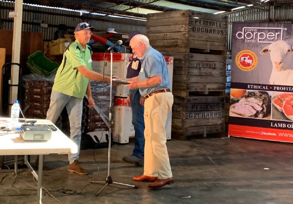 It was a special occasion, with Stan Dorman being awarded the DSSA, Distinguished Service Award at the Dorper Expo this month.