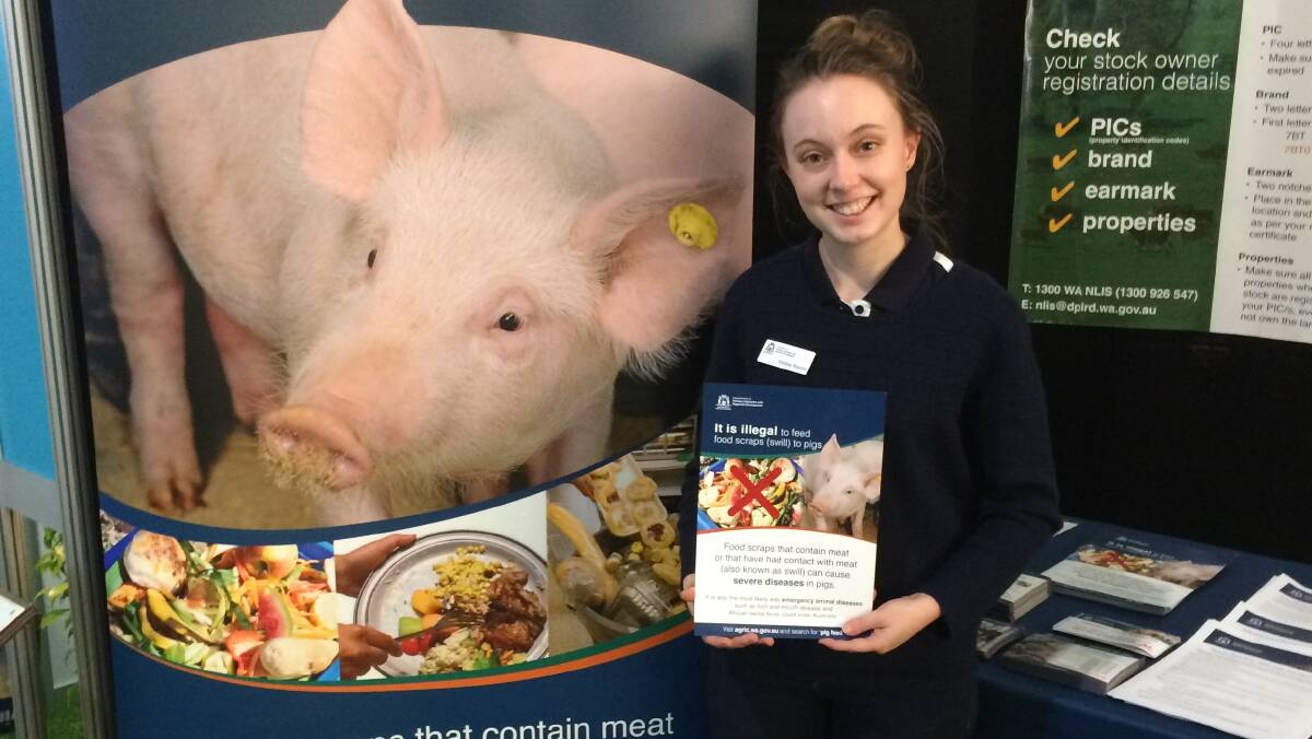 Every community member has a role to play in protecting Australias pigs from the serious pig disease African swine fever. DPIRD vets, including Kristine Rayner, will be on site at the Albany Show to discuss the importance of livestock biosecurity.