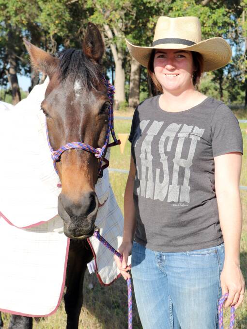 Constantly learning and the social aspect is a lure for campdraft newcomer Gemma Oldfield of Perth.