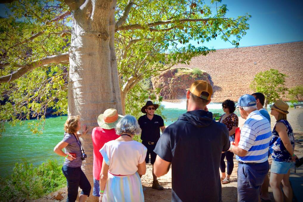 The local lessons Mr Melville learned and the knowledge passed onto him at El Questro proved useful in running his own tours at Lake Argyle.