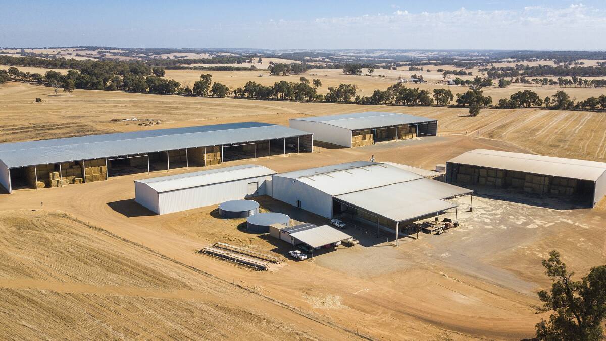 Hay exporter Al Dahra Australia's facility at Wannamal, 100km north of Perth.