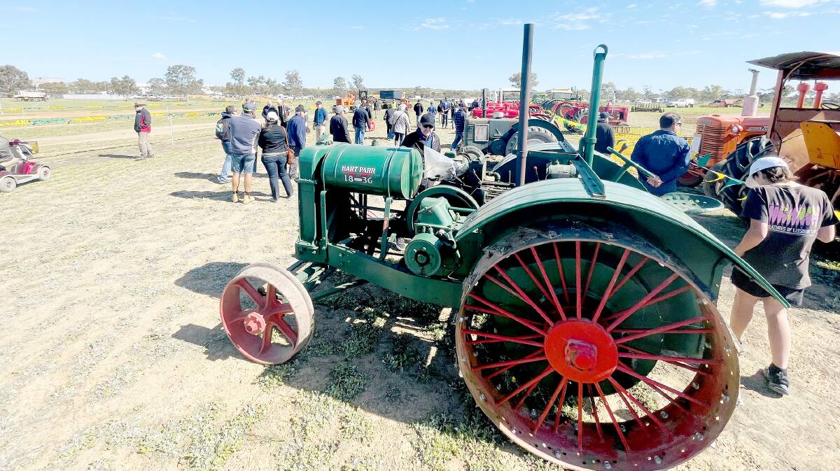 It wasnt just the latest in innovation and new machinery that drew in the crowds. The old gear from yesterday in the Trach Mach display, as well as tractor pulls, was also popular.