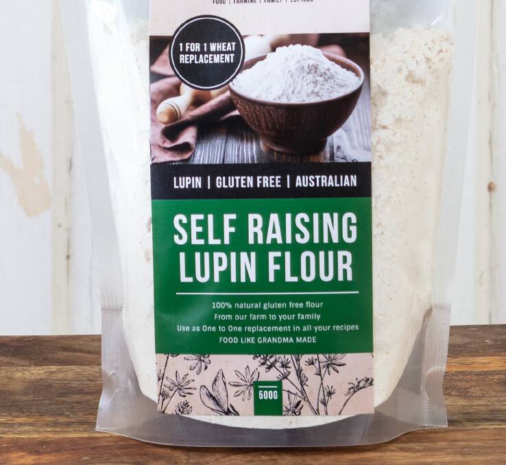 My Provincial Kitchen's self-raising lupin flour can be used to substitute wheat flour in baking. The Kittos faced a challenge developing a lupin product which wasn't too heavy for cakes, slices and pies.