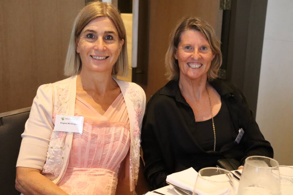 Angela Whittington (left), with Deb Markey, who attended the annual general meeting on behalf of Lease Negotiations WA.
