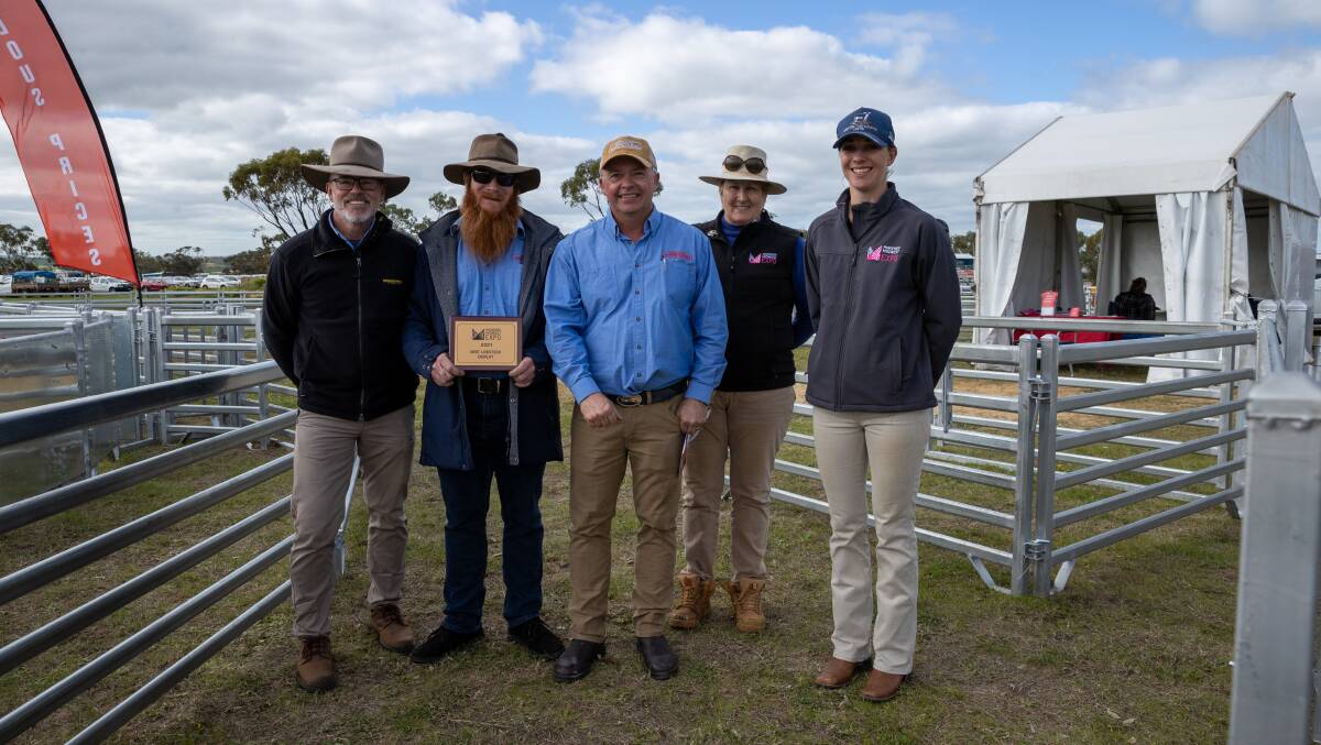 Midland Stockyards, winners of the best livestock display last year.