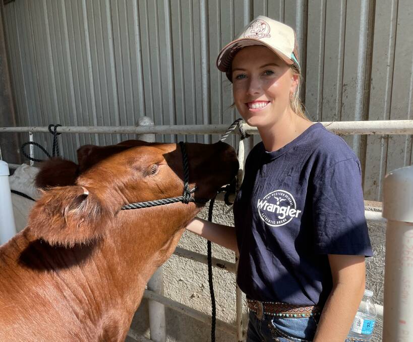 Ms Cavenagh has been showing cattle since she was four years old and has competed in a number of State and national cattle showing competitions.