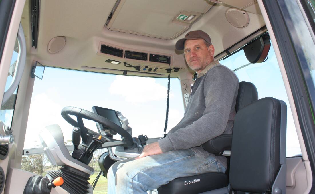  A four-point suspension cab combined with front-linkage suspension will provide cropping manager Derek Stewart with plenty of comfort during the Fendt 1050's first outing pulling a large square baler.