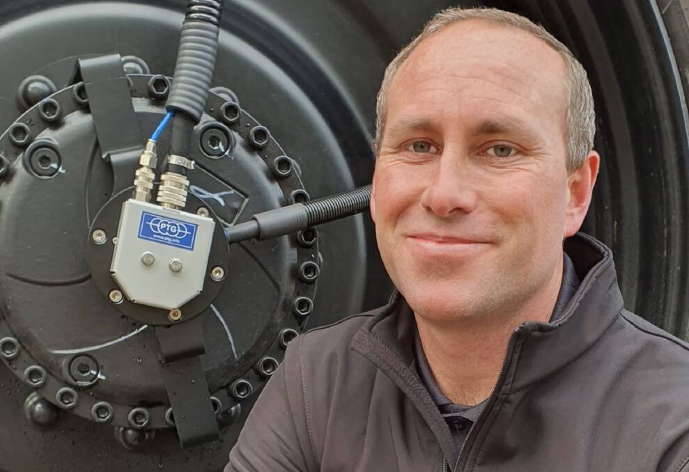 Agricultural tyre expert Kieran Grey, from Evolution Agri Services.