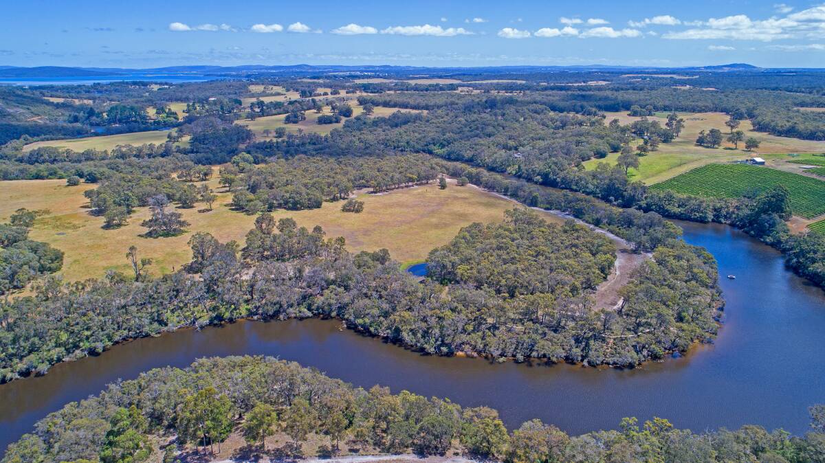 The property is on the Kalgan River, which is navigable and the adjacent land was identified by major Edmund Lockyer in 1827 as suitable for agriculture.