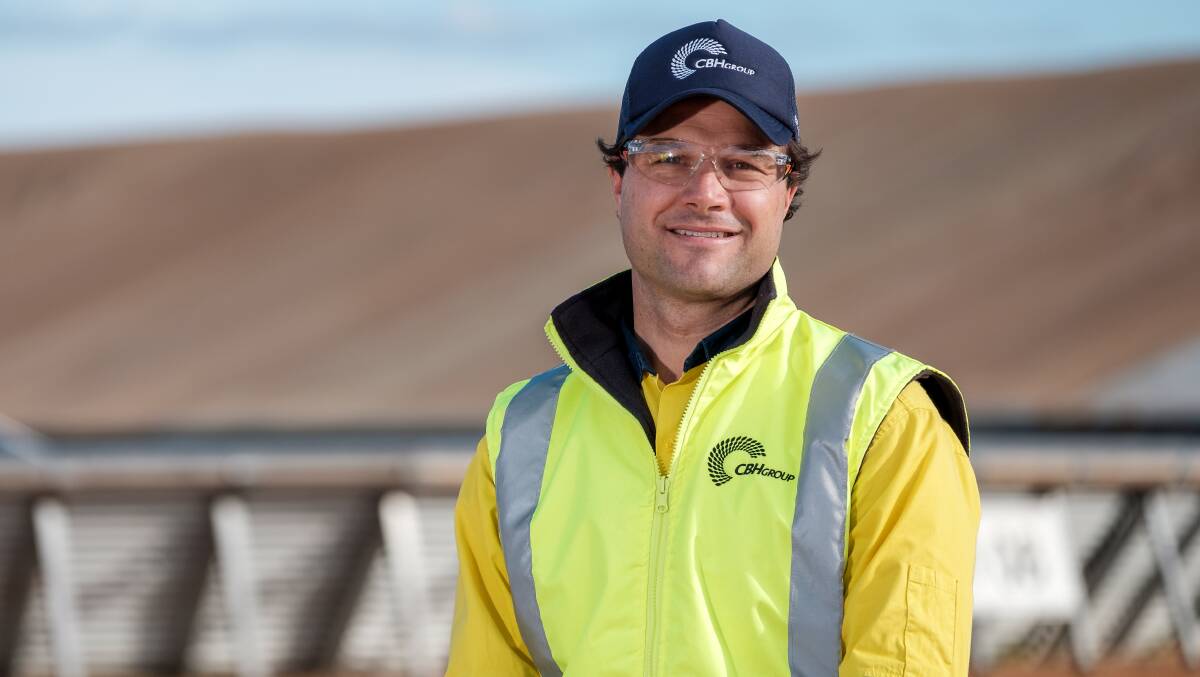 CBH chief operations officer Ben Macnamara at the upgraded Moora receival site, which has received at additional 132,000t of permanent storage and a new weighbridge.