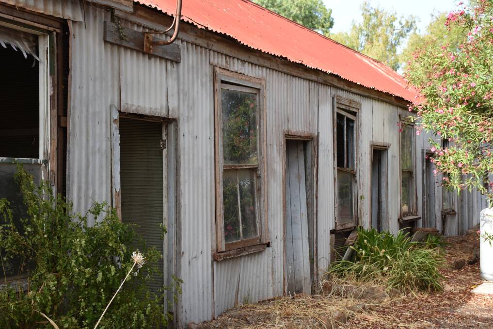  The six rooms that made up the corrugated iron staff quarters are heritage listed and will be restored.