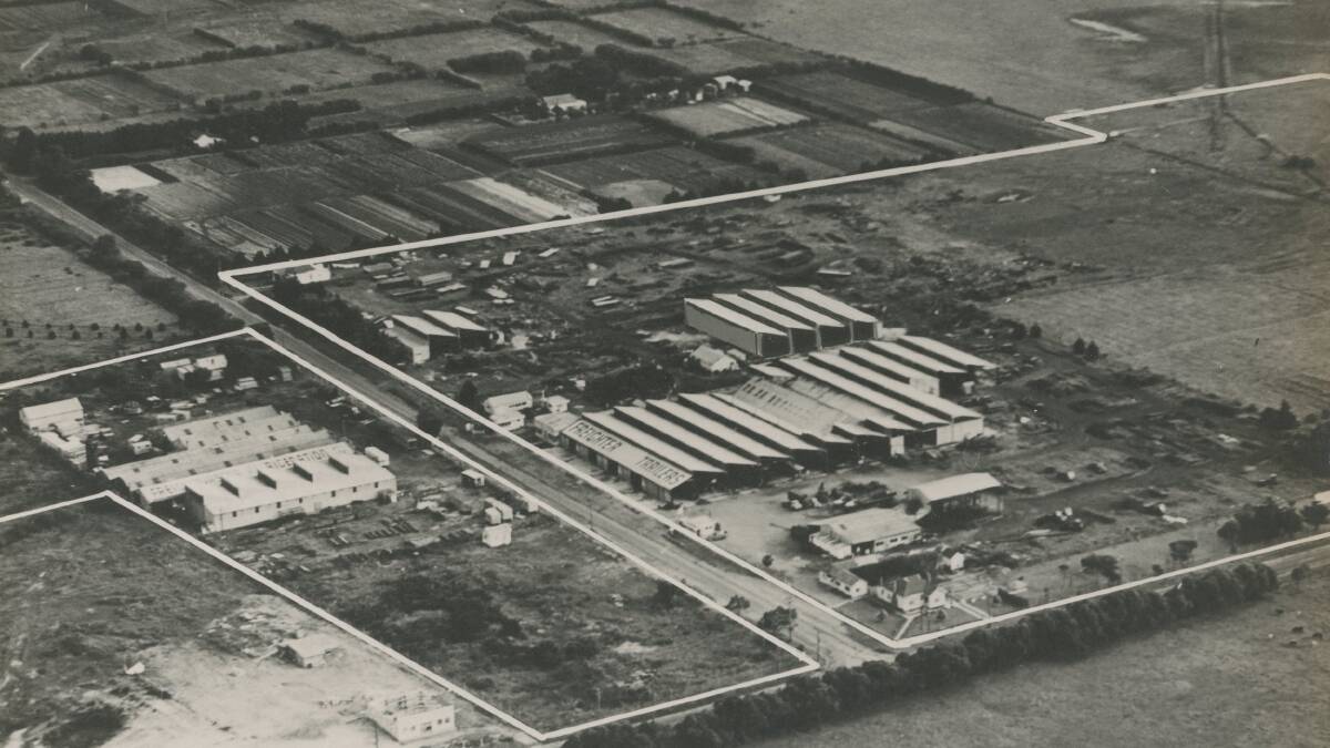 The original Freighter manufacturing facility located in Moorabbin, Victoria. Freighter trailers were produced at this facility prior to relocating to Ballarat, Victoria. Photo circa 1960s.