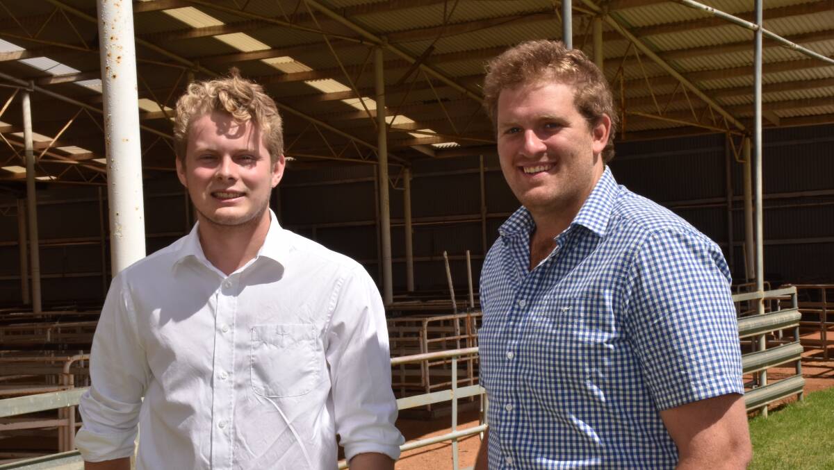Woolorama's 2019 Ambassador Michael McKenzie (left) and 2017 State Ambassador Luke Hall, who was runner-up at the national judging at the 2018 Adelaide Royal Show, are both conveying important farming messages to wide audiences.