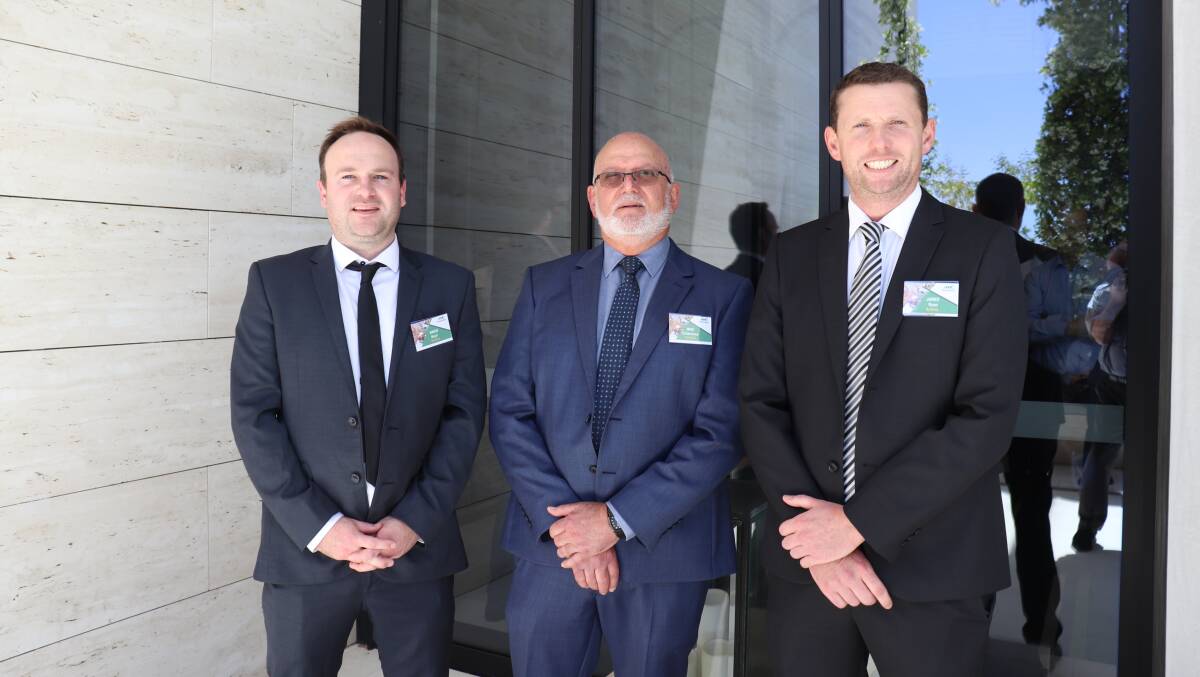 Byfields consultants Simon Boyd (left), Mike Eckermann and Jared Ryan.